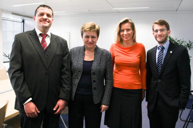CEPR Representatives Meet with EU Commissioner Kristalina Georgieva